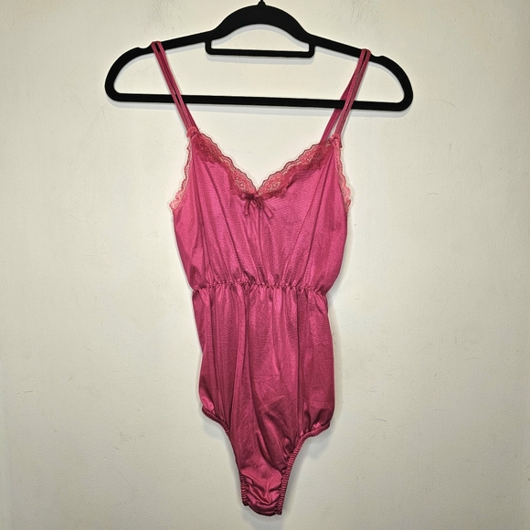 Vintage Barbie Pink Teddy Bodysuit Lingerie & Bed Jacket Set - Picture 3 of 12